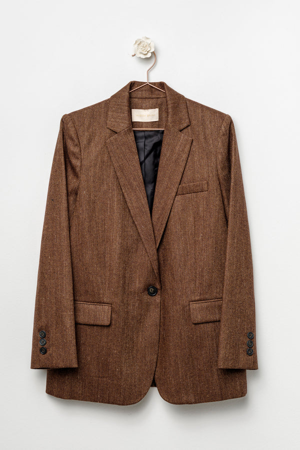 Brown blazer