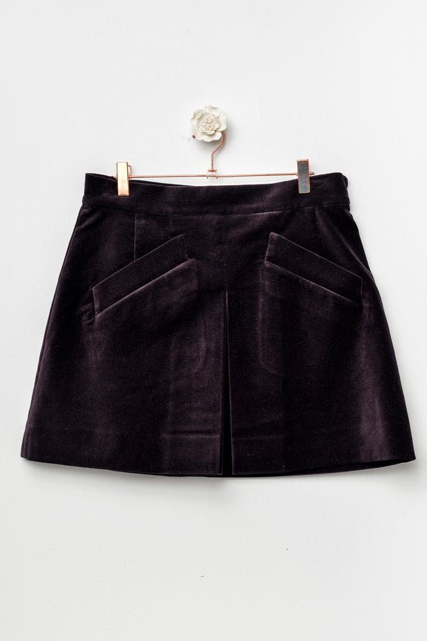 Gonna in velluto