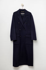 Cappotto doppiopetto navy