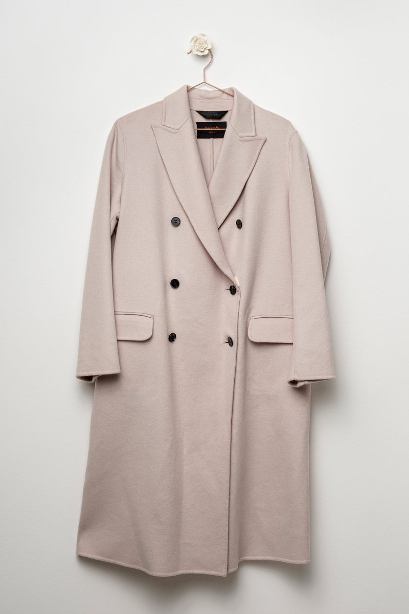 Cappotto doppiopetto in lana
