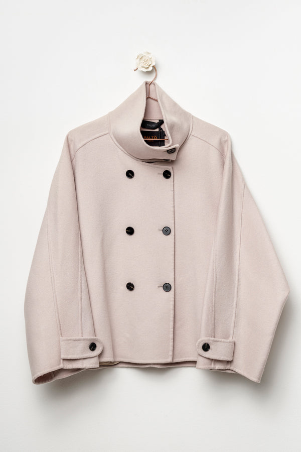 Cappotto doppiopetto in lana