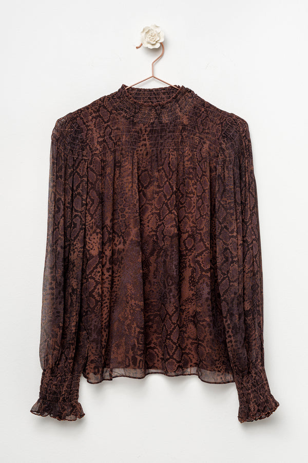 Blusa fantasia animalier