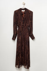 Abito lungo animalier