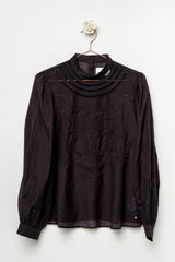 Camicia blusa ricamata