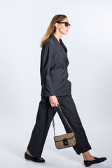 STRIPED SHOULDER BAG