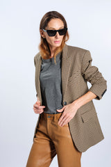 pants IN CARAMEL LEATHER