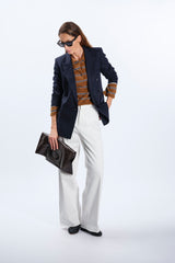 WHITE WIDE LEG JEANS