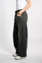 JEANS GAMBA DRITTA Nero