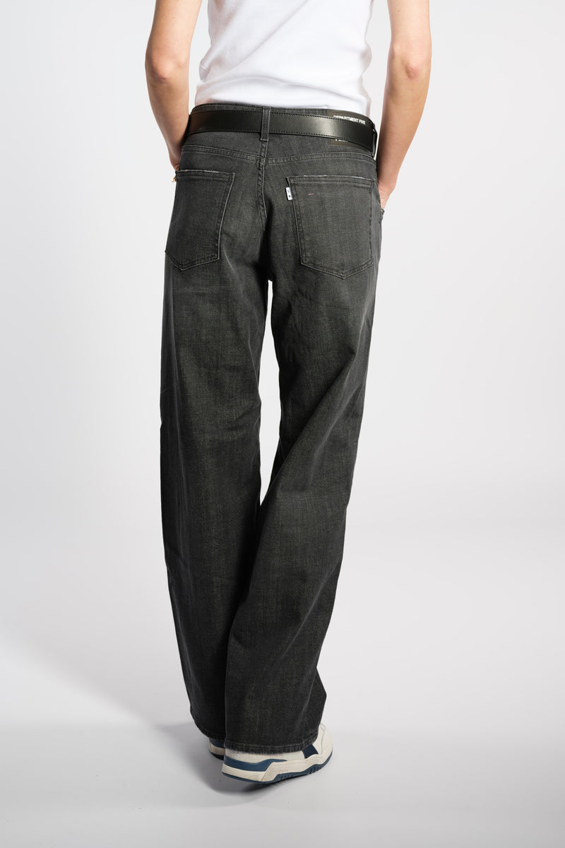 JEANS GAMBA DRITTA Nero