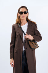 DARK BROWN STRAIGHT COAT