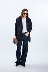 Striped tennis blazer