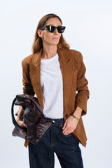 Blazer in suede