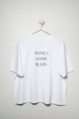 T-SHIRT IN COTONE | TONICA COME IL GIN