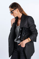 JACKET double-breasted LUREX EFFECT