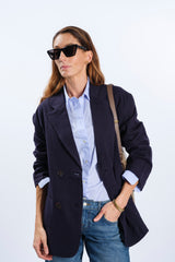 pants STRAIGHT NAVY