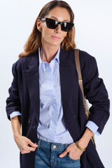 BLAZER DOPPIOPETTO RELAXED NAVY