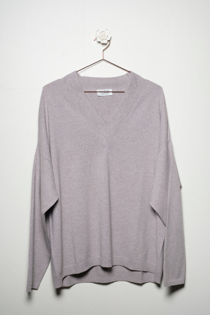 PINK I V-NECK OVER