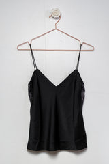 Top spalline con inseri in pizzo