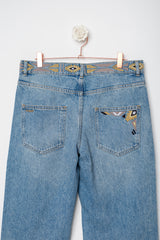 JEANS STRAIGHT RICAMO