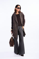 Black leather moccasin 