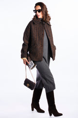 Cappotto corto monopetto