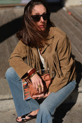 Giacca in suede