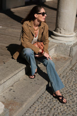 BOOTCUT JEANS WITH STUD