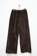 pants RELAXED CROPPED COFFEE