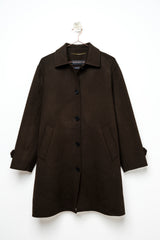 CAPPOTTO CORTO IN LANA MILITARY GREEN