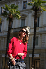 NELA RED | GIROCOLLO CASHMERE E LANA