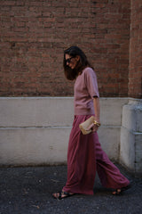 pants IN MALLOW SILK