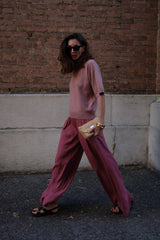 pants IN MALLOW SILK