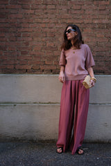 pants IN MALLOW SILK
