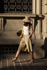 Cappello in cotone sable
