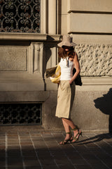 Cappello in cotone sable
