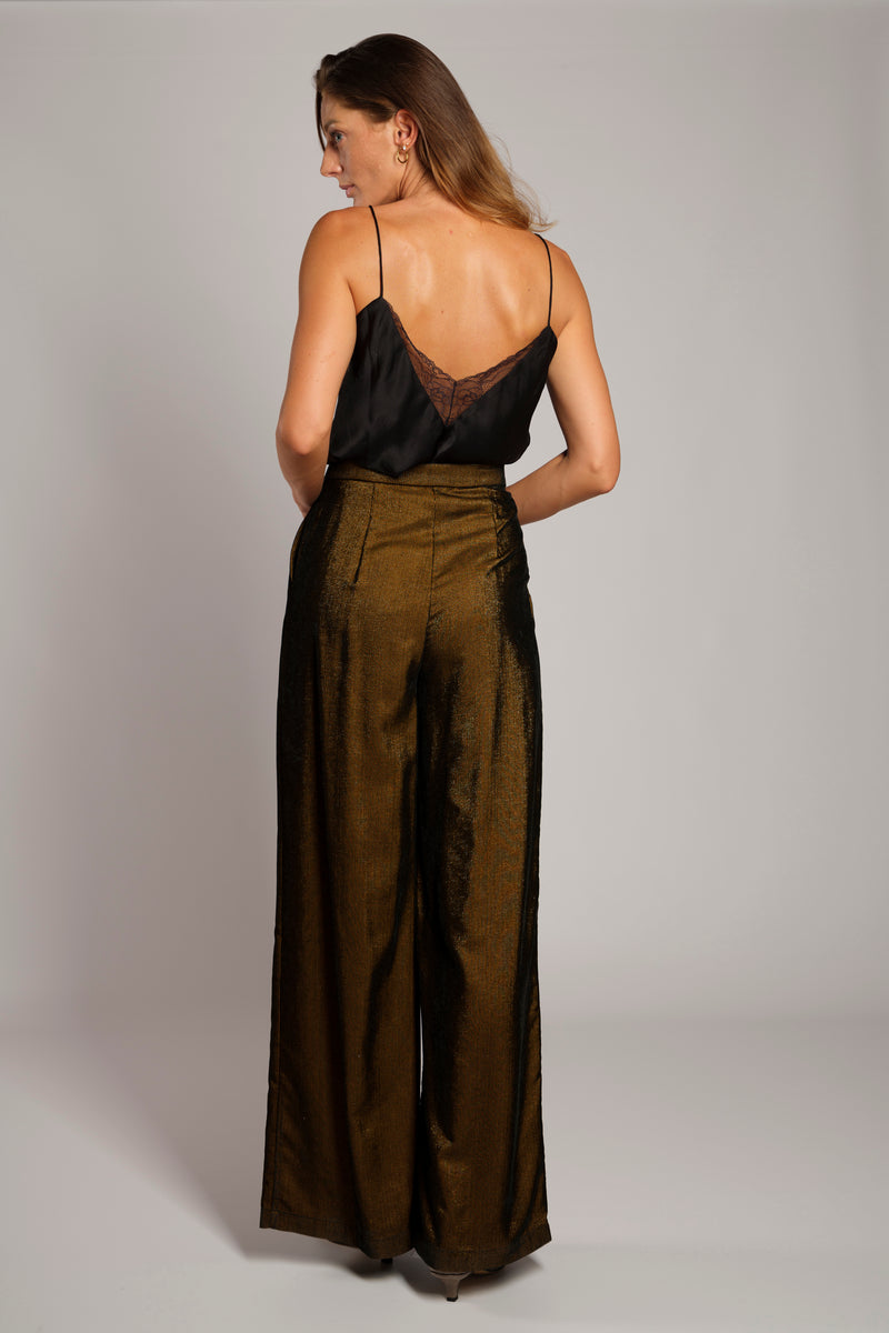 Pantalone ampio in velluto