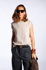 JILL | CREW NECK VEST