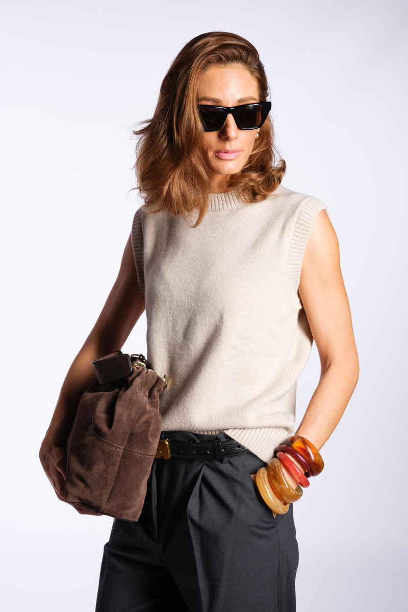 JILL | CREW NECK VEST