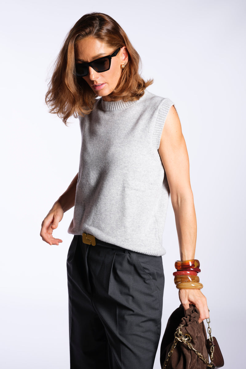 JILL | CREW NECK VEST