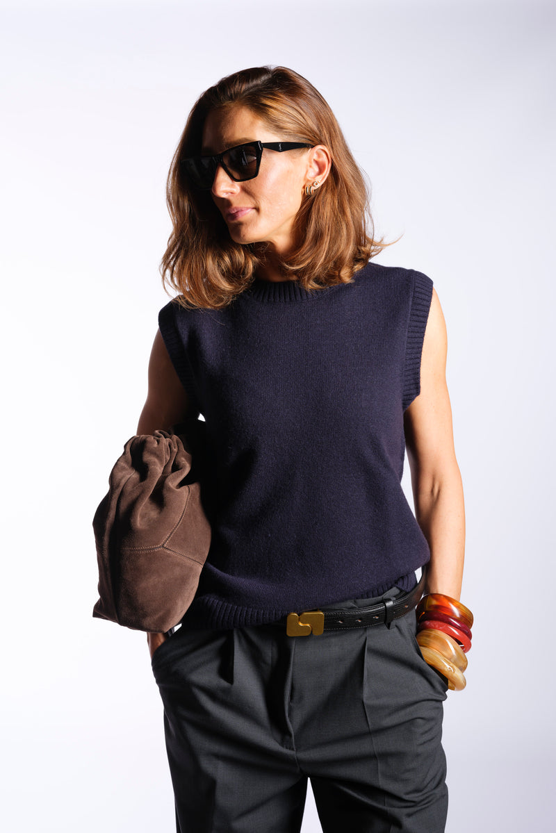 JILL | CREW NECK VEST