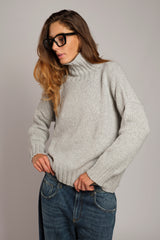 Maglia collo alto cashmere