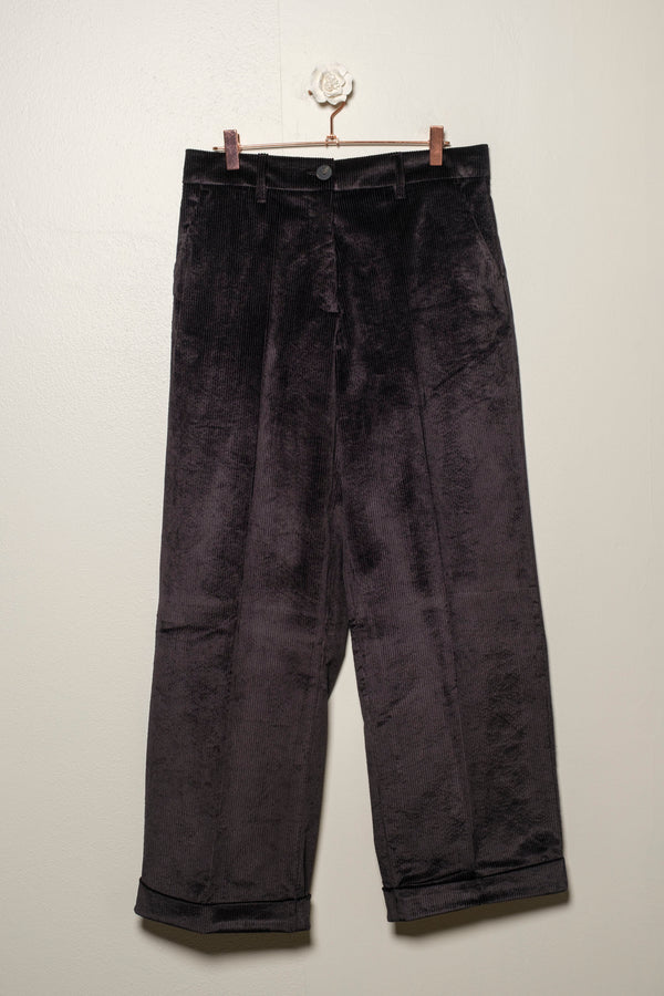 Ribbed velvet pants