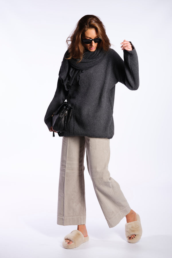 pantalone in velluto a coste