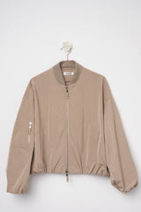 Giacca bomber camel
