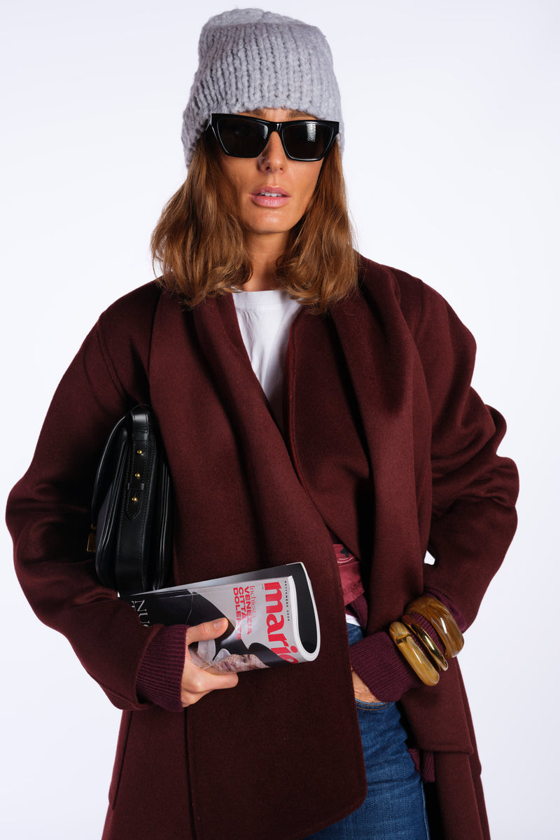 Cappotto burgundy