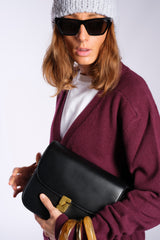 Black shoulder bag