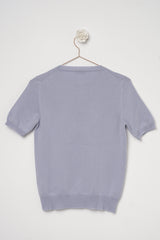 CINDY POWDER PINK | CASHMERE AND WOOL CREW NECK (Copy)