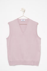 PARREL POWDER PINK | GILET IN CASHMERE E LANA