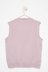 PARREL POWDER PINK | GILET IN CASHMERE E LANA