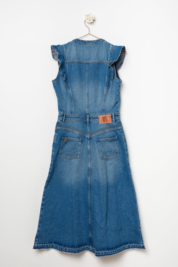 Abito midi in jeans